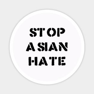 Stop asian hate Magnet